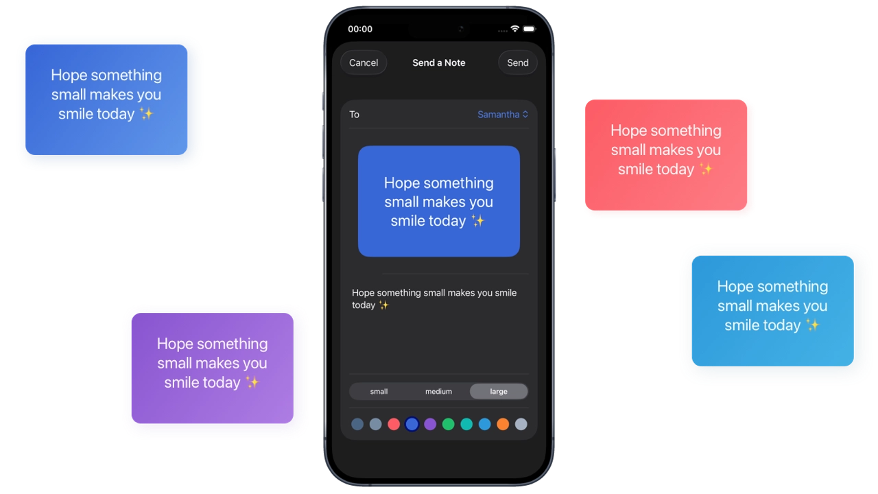 SendANote - little notes for the people you care about